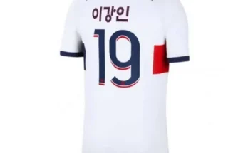 드뎌 구매했어요~ psg 한글 유니폼 짱짱짱~