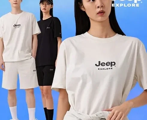 엄지척~ JEEP 남성 24 SUMMER COOL SORONA 반팔 티셔츠 4종 가격비교